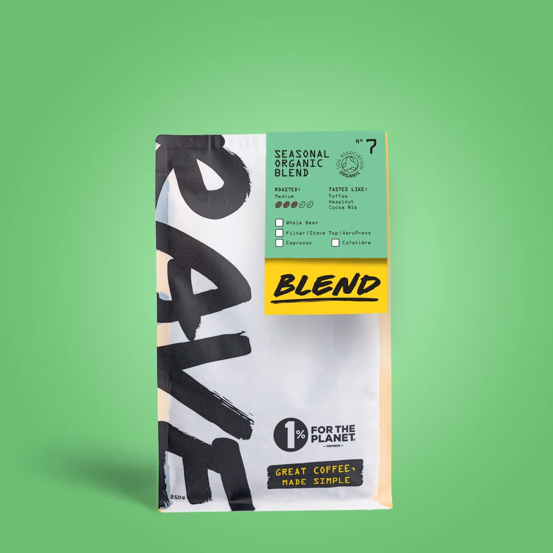 RAVE COFFEE Seasonal Organic Coffee Blend Nº 7