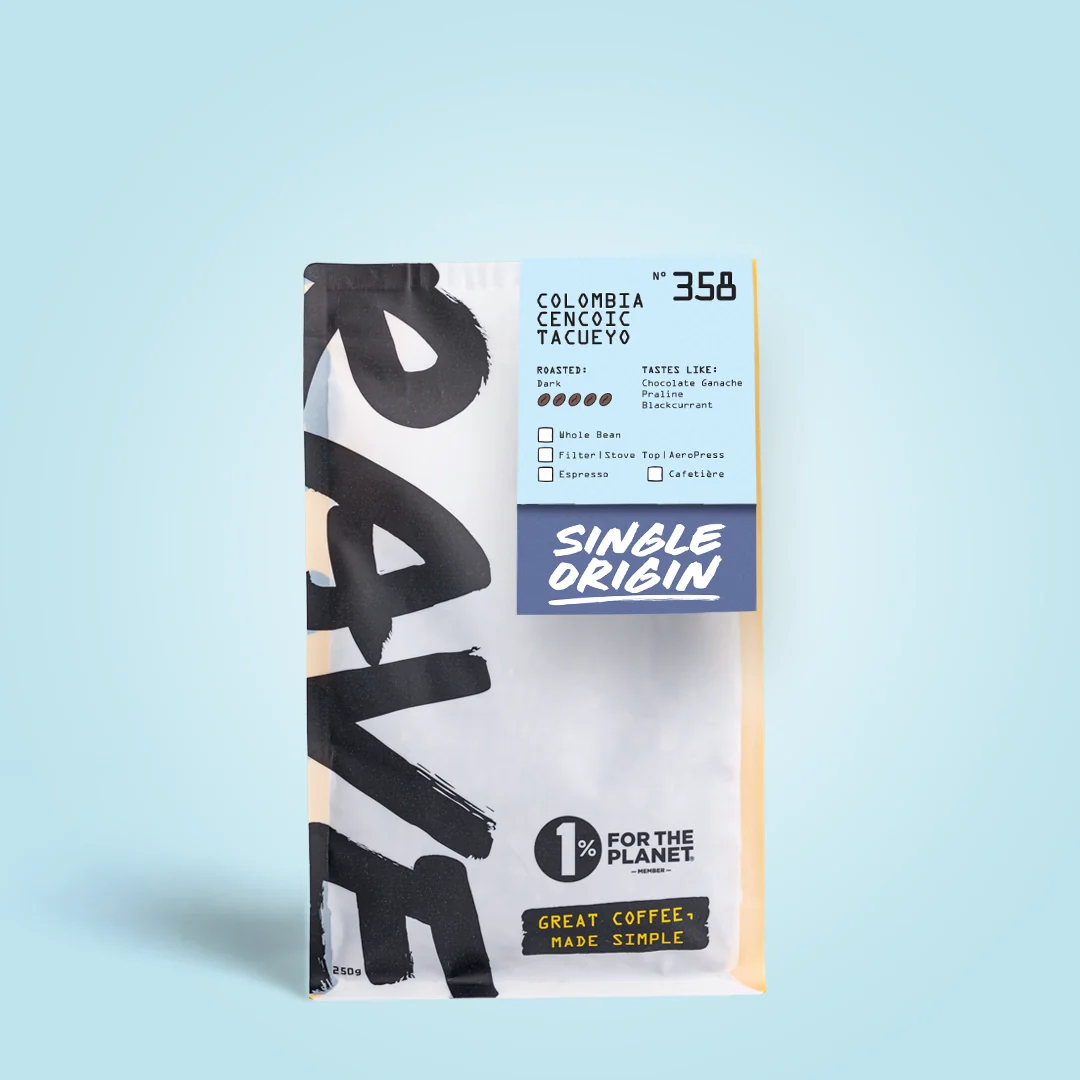 RAVE COFFEE Colombia Cencoic Tacueyo Nº 358