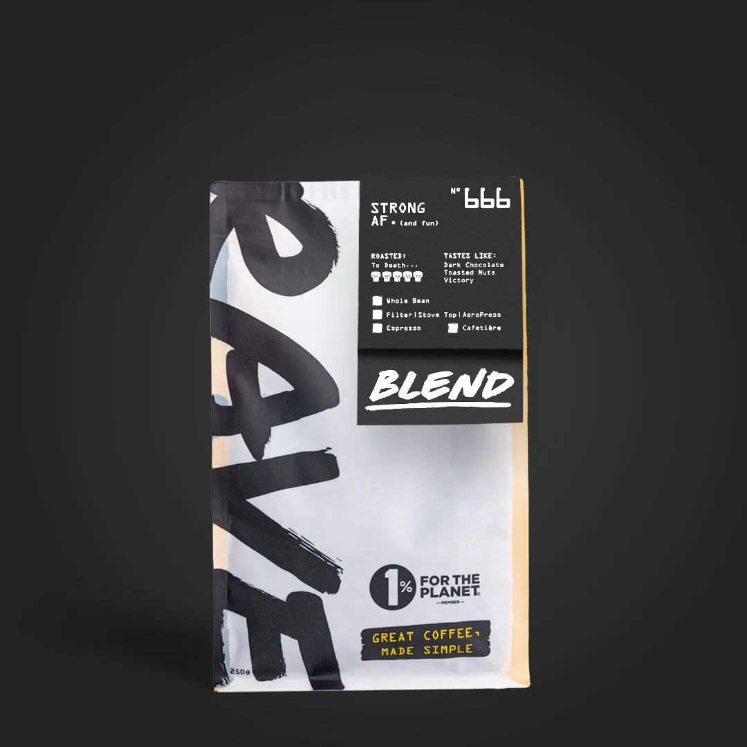 RAVE COFFEE Strong AF Blend Nº 666