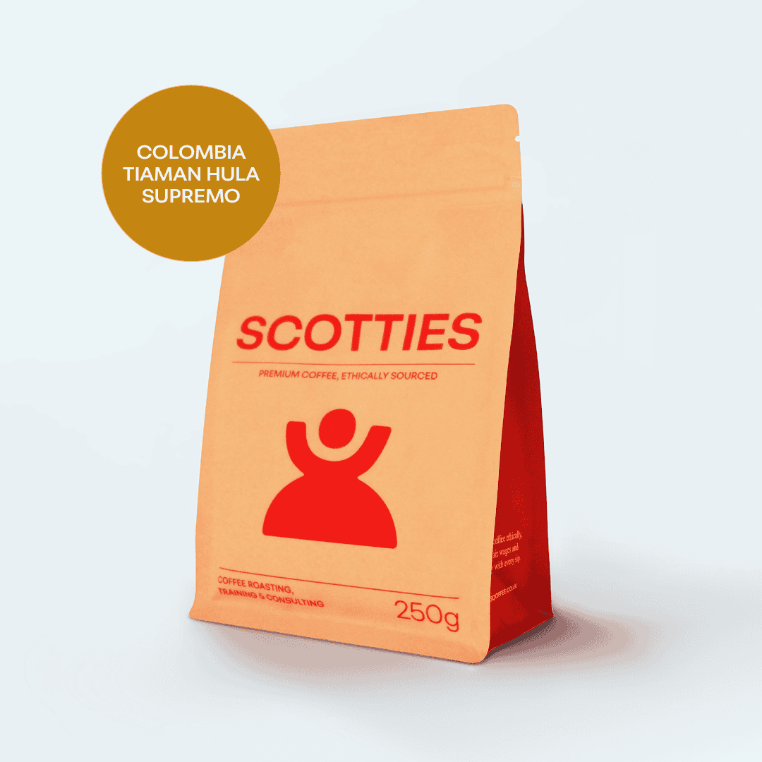 Scotties Coffee Colombia Tiaman Hula Supremo