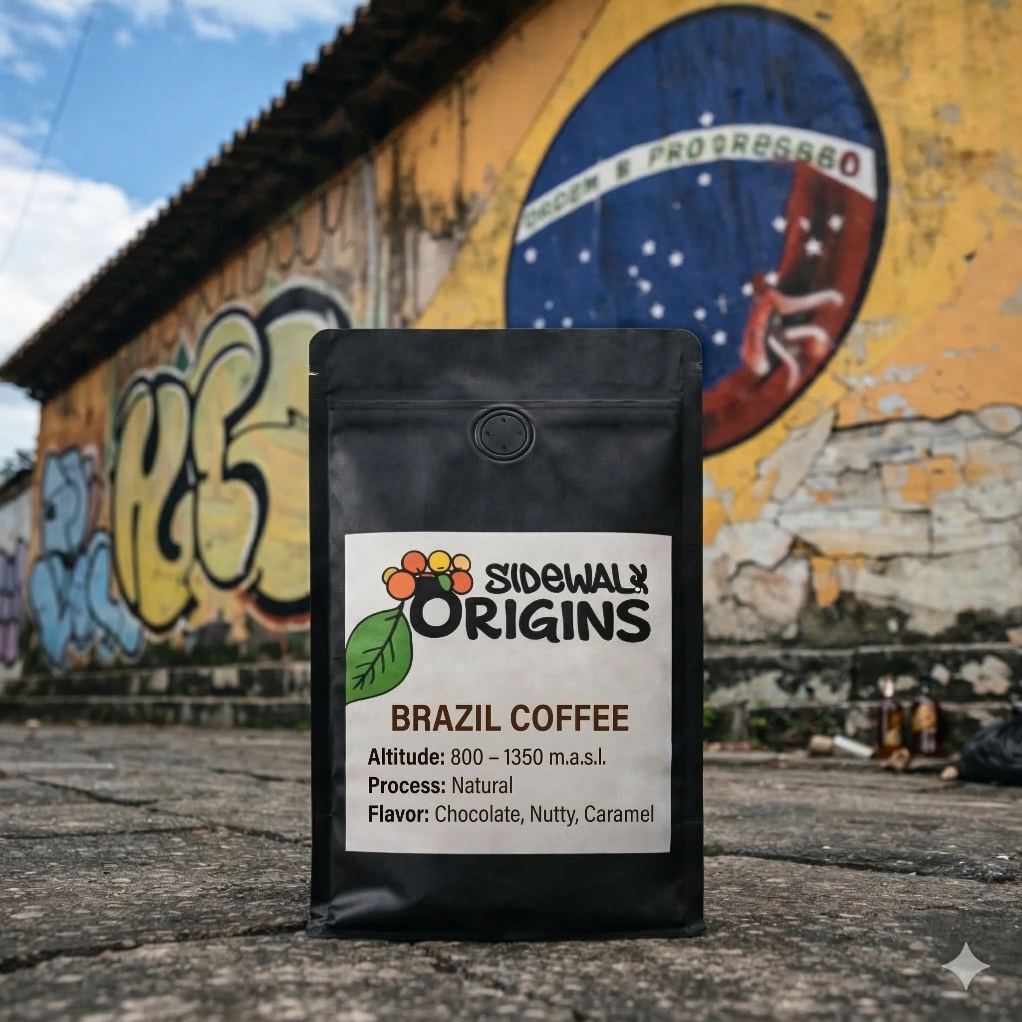 Sidewalk Coffee Company Freshly-Roasted Brazil
