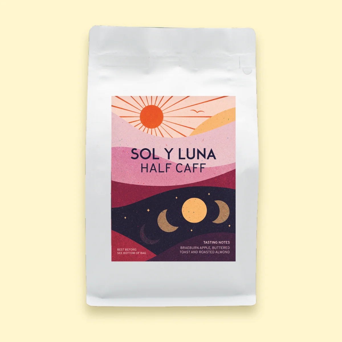 Small Batch Coffee Roasters Sol y Luna Half Caff
