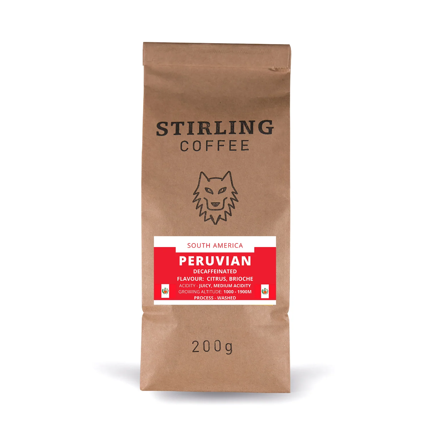 Stirling Coffee Peruvian Decaff